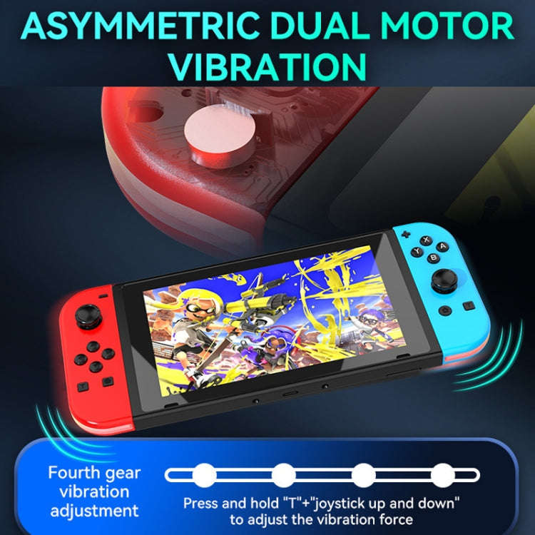 JOY-02 Gaming Left And Right Handle With RGB Lights Body Feel Bluetooth Gamepad For Switch / Swit...