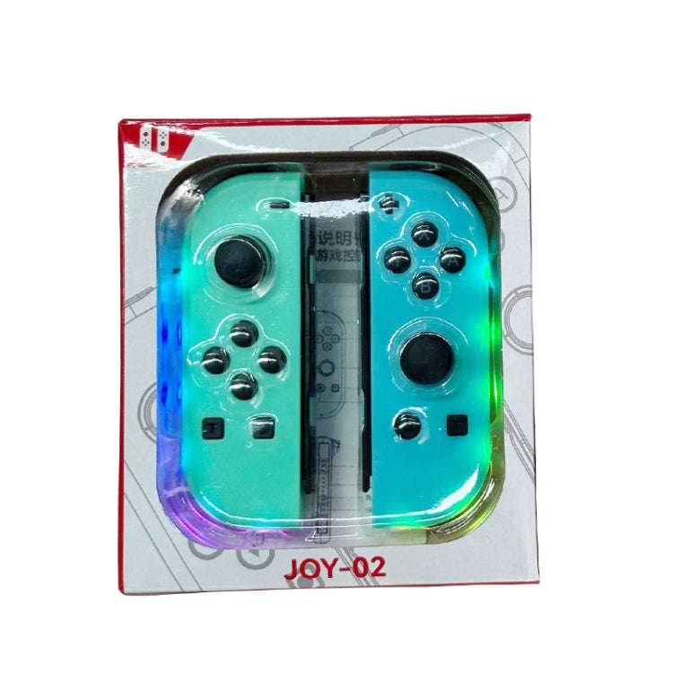 JOY-02 Gaming Left And Right Handle With RGB Lights Body Feel Bluetooth Gamepad For Switch / Swit...