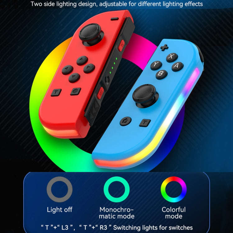 JOY-02 Gaming Left And Right Handle With RGB Lights Body Feel Bluetooth Gamepad For Switch / Swit...