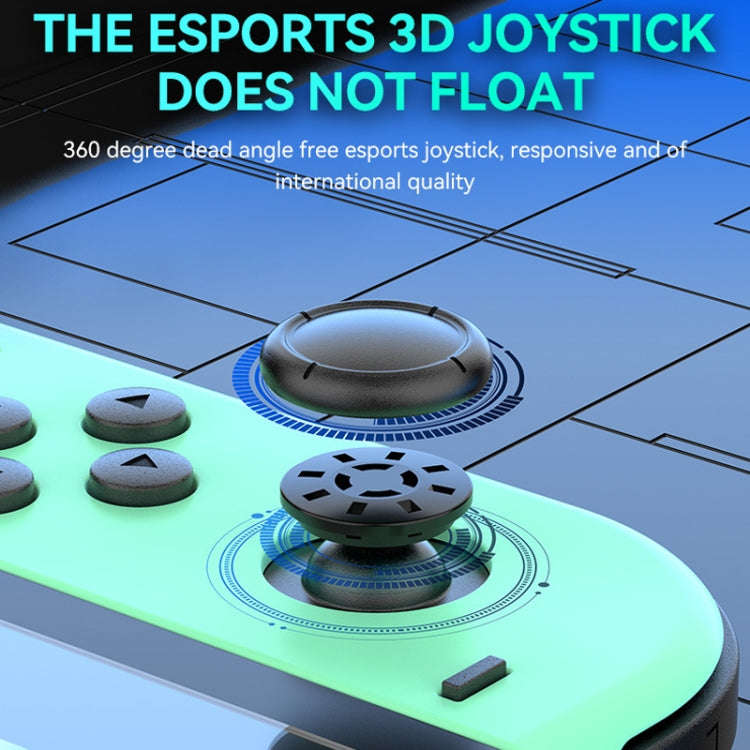 JOY-02 Gaming Left And Right Handle With RGB Lights Body Feel Bluetooth Gamepad For Switch / Swit...