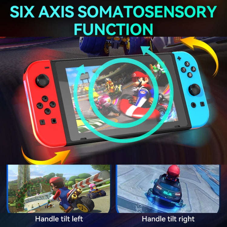 JOY-02 Gaming Left And Right Handle With RGB Lights Body Feel Bluetooth Gamepad For Switch / Swit...
