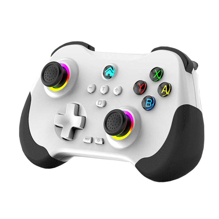 Z01 Wireless Gaming Vortex Dual Hall Body Grip For Switch / PS3 / PS4 / Adroid / IOS(White)