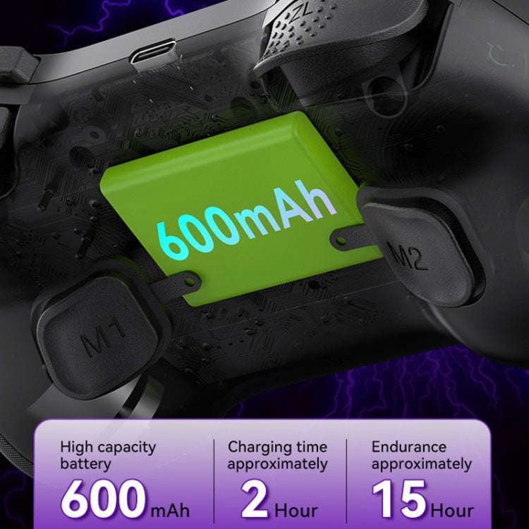 Z01 Wireless Gaming Vortex Dual Hall Body Grip For Switch / PS3 / PS4 / Adroid / IOS(green)