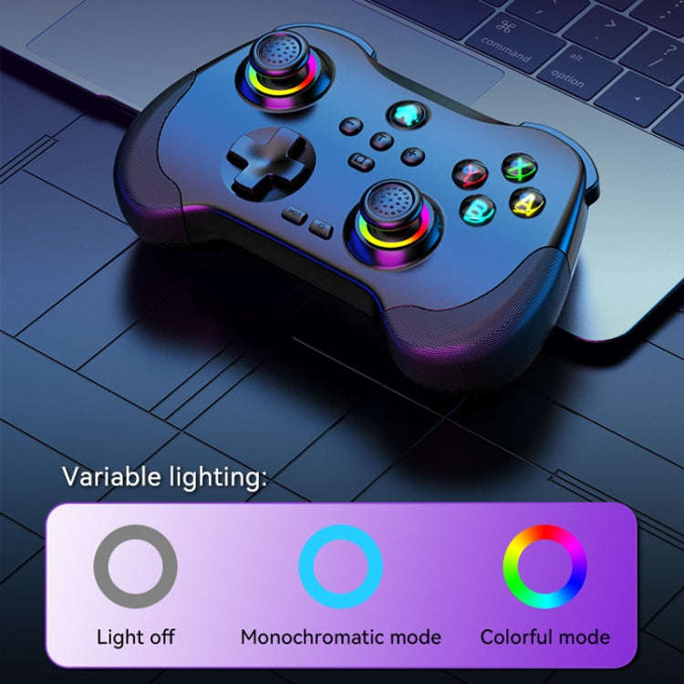 Z01 Wireless Gaming Vortex Dual Hall Body Grip For Switch / PS3 / PS4 / Adroid / IOS(green)