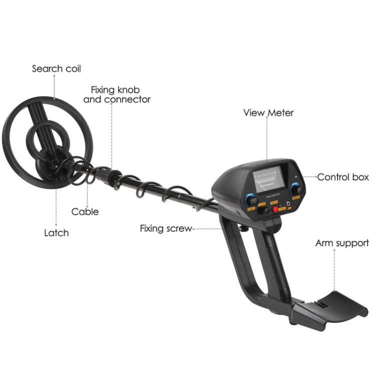 Underground Metal Detection Precise Positioning Outdoor Detection Equipment(Black)