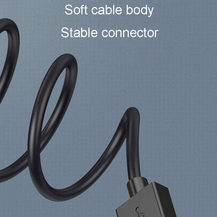 JINGHUA N62 USB2.0 4-Port Splitter One To Four HUB Extension Connector, Model: 0.2m Black