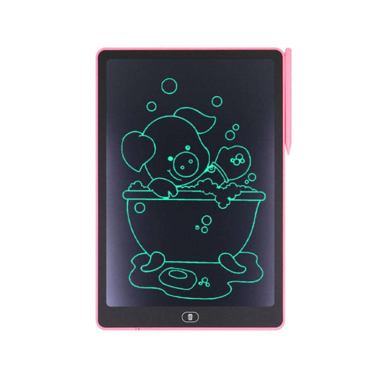 16 Inch Children LCD Writing Board Erasable Drawing Board, Color: Pink Monochrome Handwriting