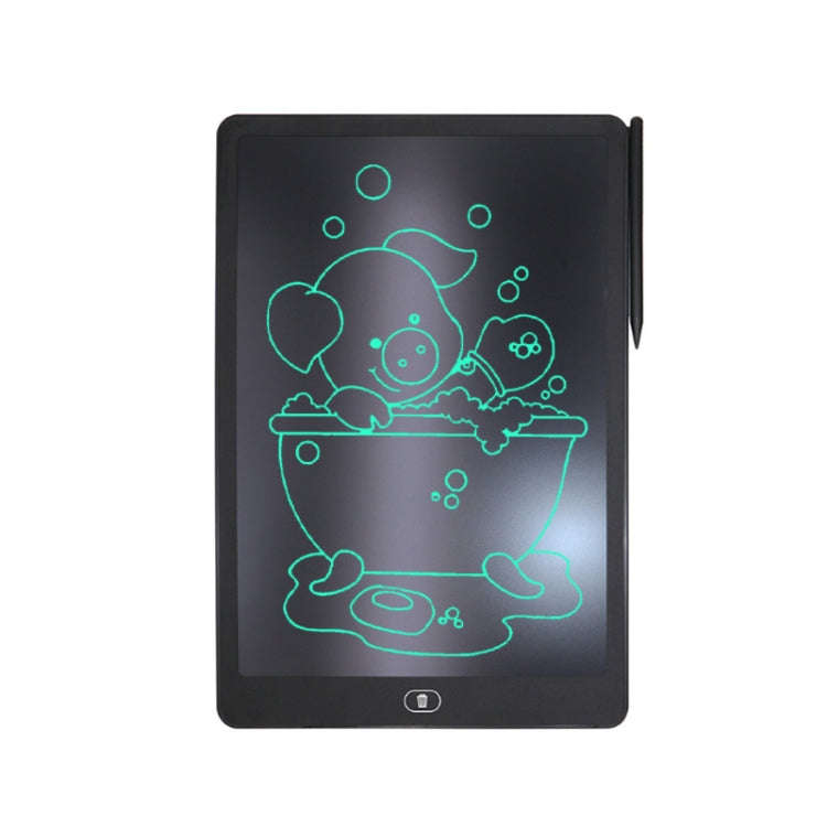 16 Inch Children LCD Writing Board Erasable Drawing Board, Color: Black Monochrome Handwriting