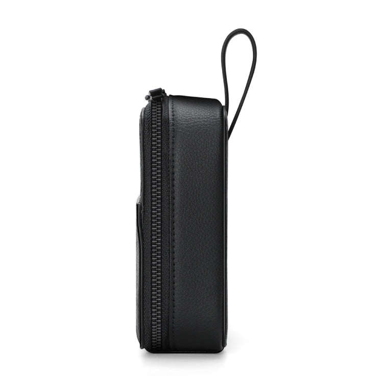 PU Leather Watch Strap Organizer Box For Apple Watch Band  Travel Storage Case(Black)