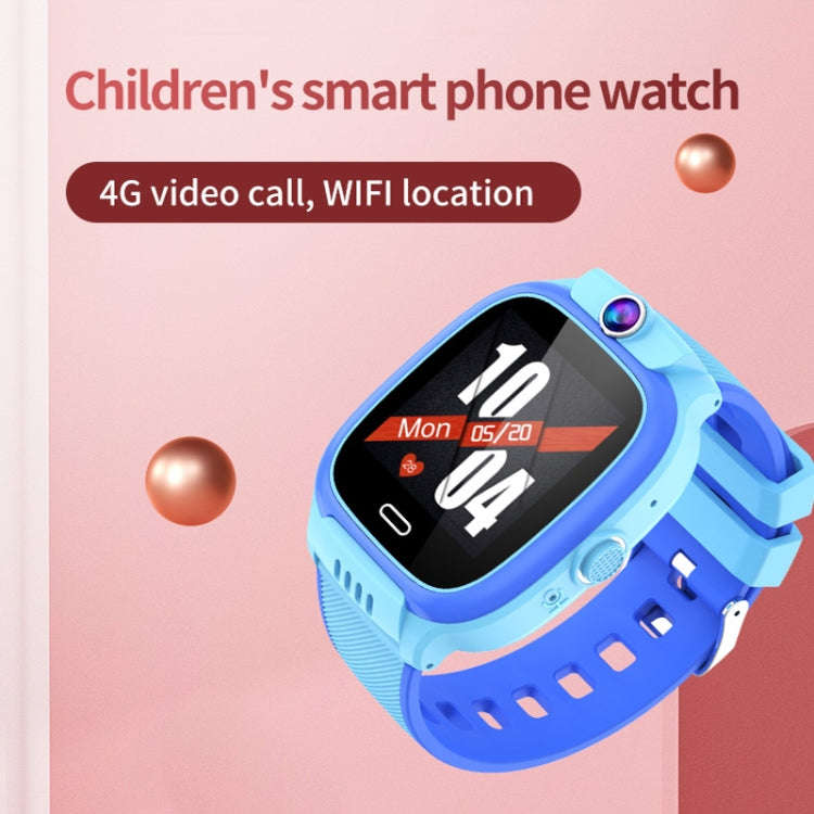 Y36 1.44-inch 4G Video Call Waterproof Smart Children Phone Watch with SOS Function(Black)