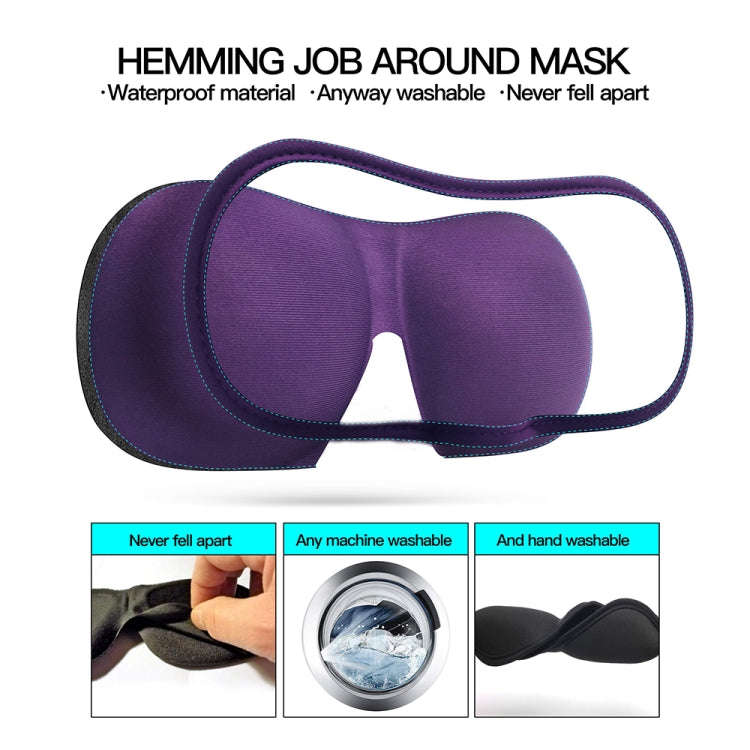 3D Adjustable Silicone Anti-slip Sleep Eye Mask Three-dimensional Memory Foam Eye Protection Mask...