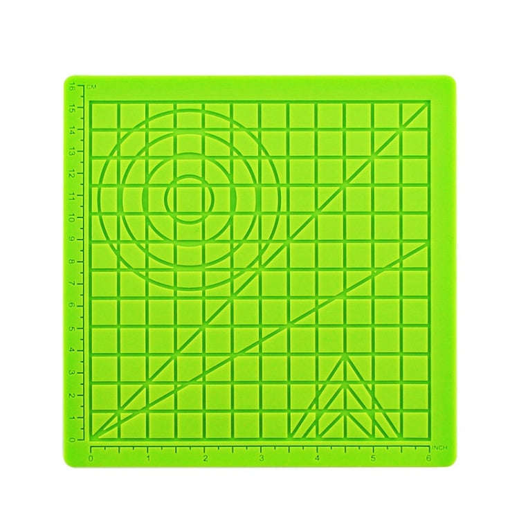 3D Printing Pen Copy Silicone DIY Painting Template Mat, Specification: Green