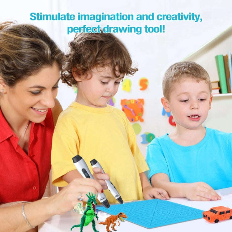 3D Printing Pen Copy Silicone DIY Painting Template Mat, Specification: Blue