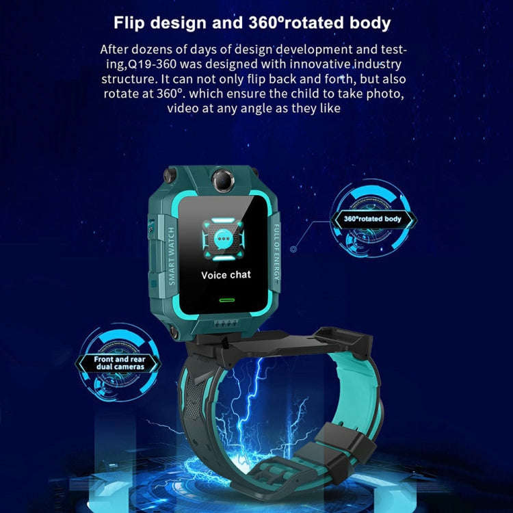 Q19 1.44-inch 2G Network 360-degree Rotating Positioning Camera Smart Waterproof Children Calling...