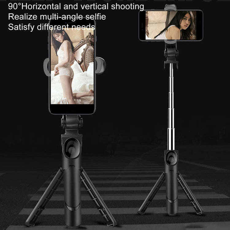 XT09 Live Cell Phone Tripod Selfie Stick Bracket Bluetooth Selfie Stick(Pink)