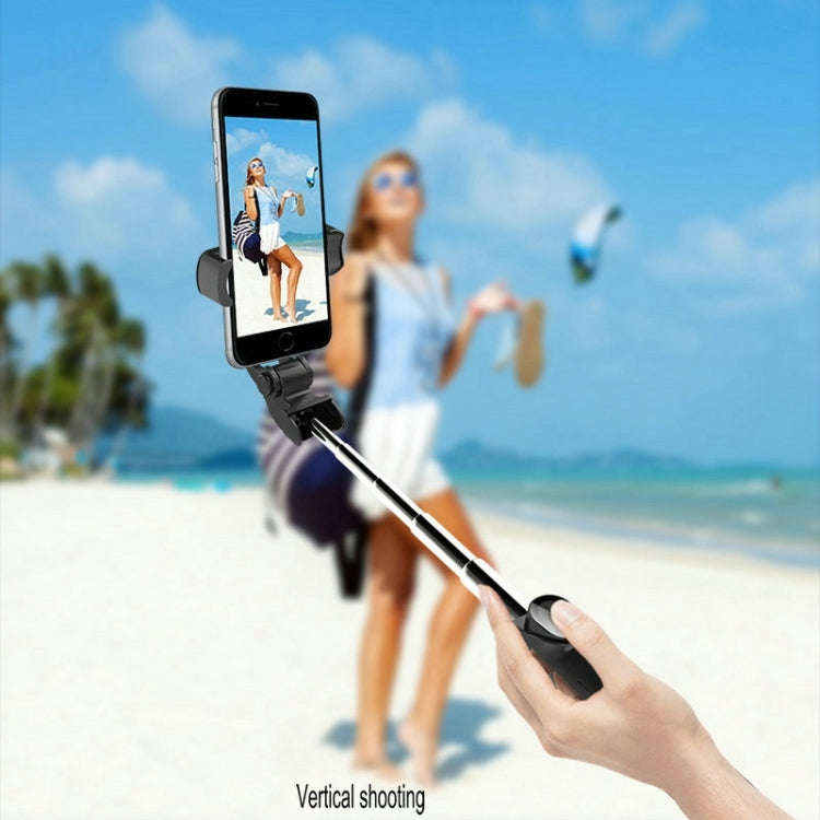 XT09 Live Cell Phone Tripod Selfie Stick Bracket Bluetooth Selfie Stick(Black)