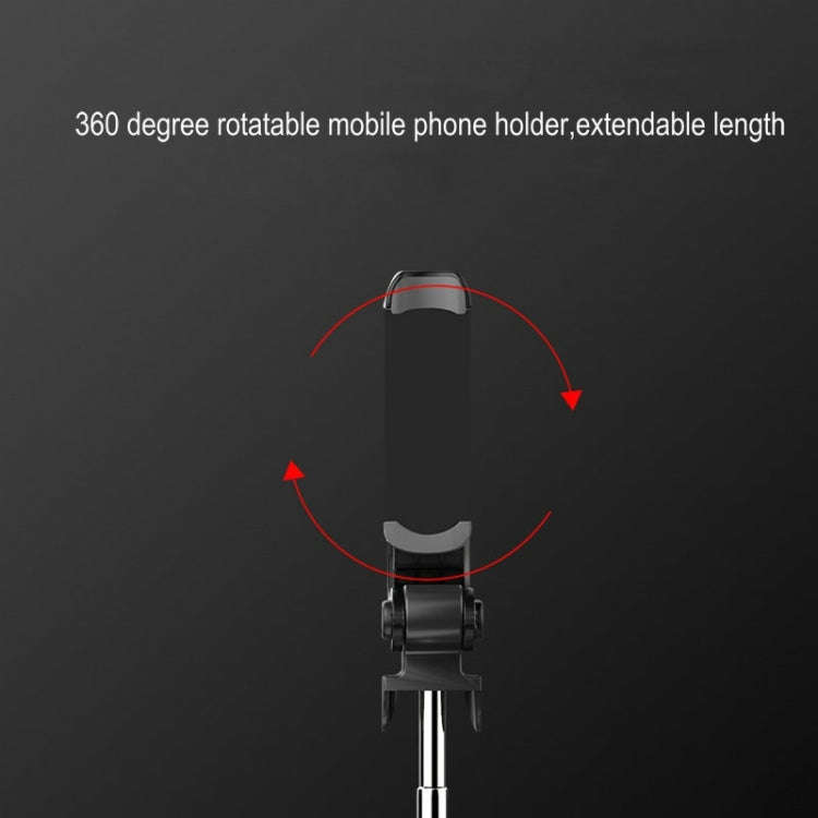 XT09 Live Cell Phone Tripod Selfie Stick Bracket Bluetooth Selfie Stick(Pink)