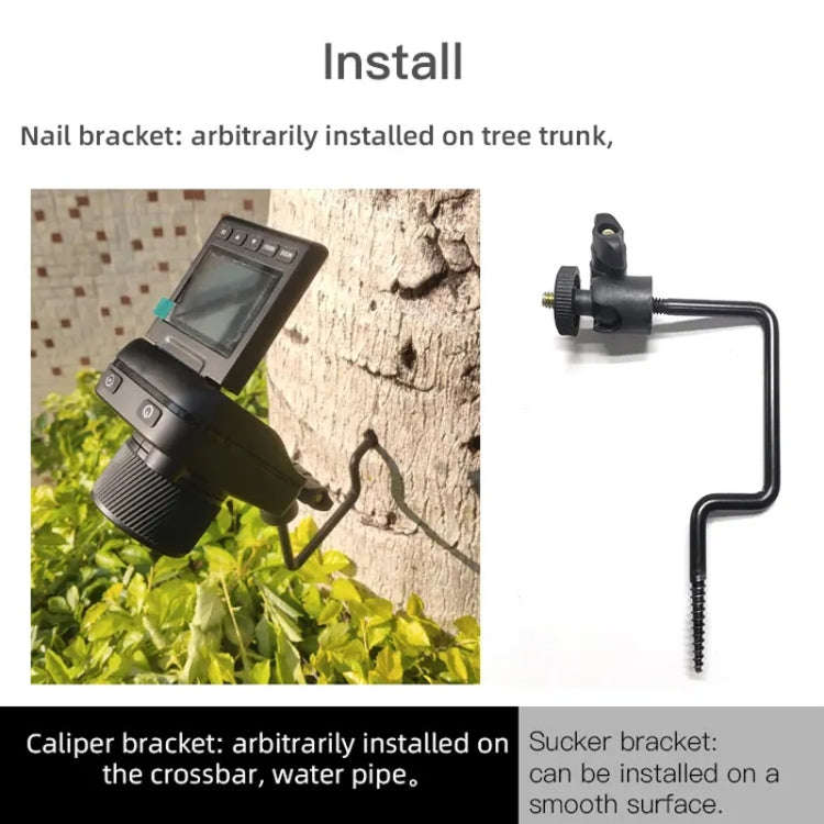 4K Time-Lapse Camera Microlight Full Color Night Vision Security Recording Construction Site Time...