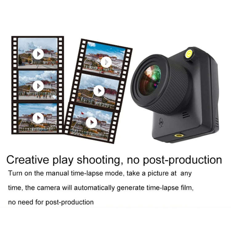4K Time-Lapse Camera Microlight Full Color Night Vision Security Recording Construction Site Time...