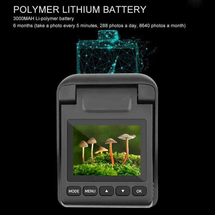 4K Time-Lapse Camera Microlight Full Color Night Vision Security Recording Construction Site Time...