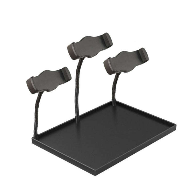 Cell Phone Live Stands Microphone Sound Card Tray Multifunctional Shelf Pallet, Specification: Tr...