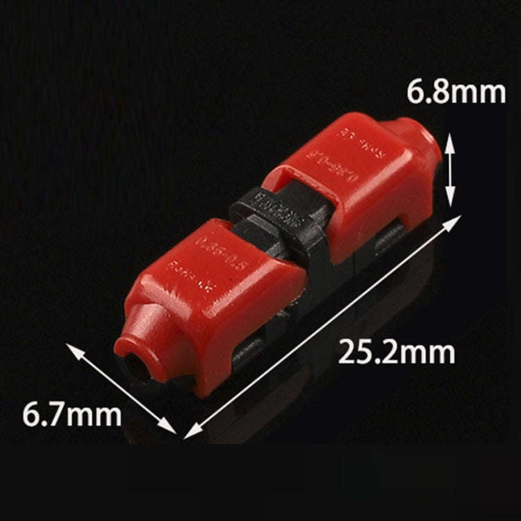Straight Plug Quick Terminal Block No Strip Multifunctional Wire Connector, Model: H1