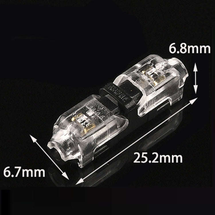 Straight Plug Quick Terminal Block No Strip Multifunctional Wire Connector, Model: H1-T