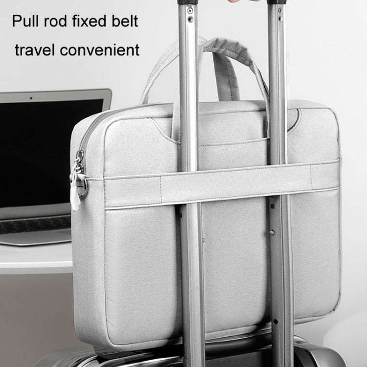 17.3 inch Portable Crossbody Air Bag Gaming Computer Laptop Shoulder Bag(Light Gray)