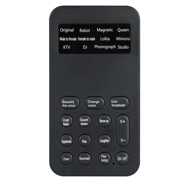 S9 Mobile Phone Computer Live Sound Card Voice Changer Game Karaoke Recording Audio Transformer(E...