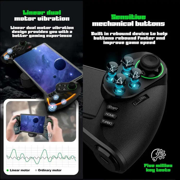 IPEGA Mechanical Gamepad Tablet Cell Phone Stretch Wireless Bluetooth Grip For N-S / P3 / PC / Sw...