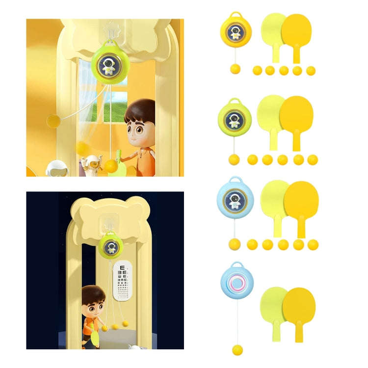 Children Indoor Table Tennis Trainer Hand Eye Coordination Training Tools, Spec: Basic Yellow