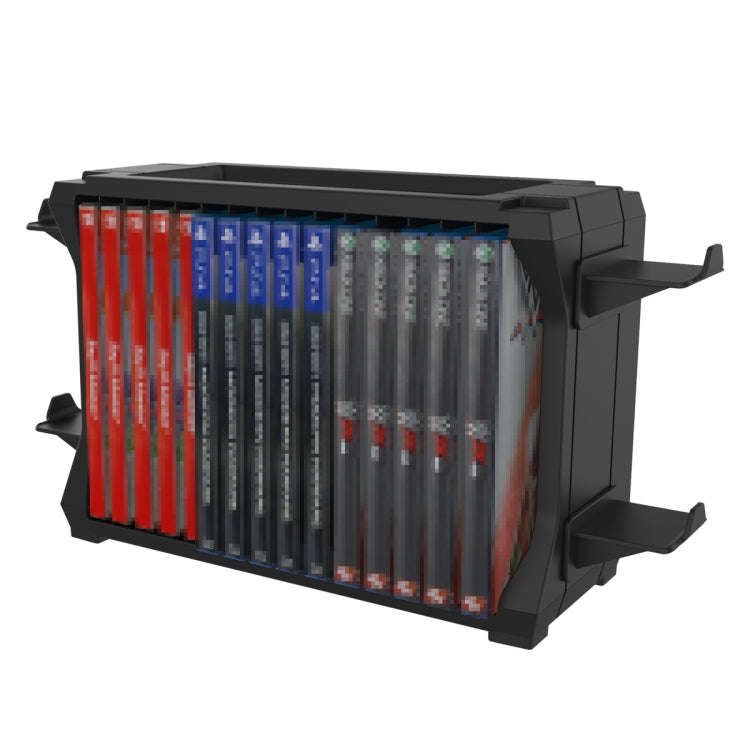DOBE HHC-P5028 Multi-functional Console Disk Organizer Gamepad Storage Stand For PS5 / Switch / X...