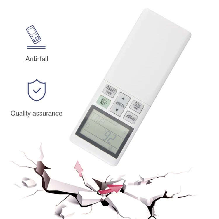 For Mitsubishi RLA502A700S Air Conditioner Remote Control Replacement Parts(Cream White)