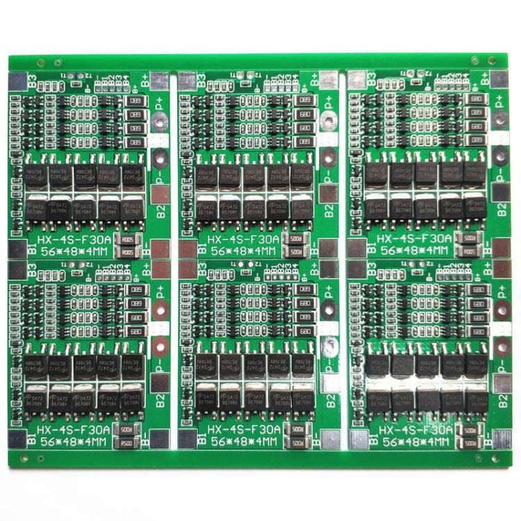 4 S 14.8V / 12.8V 30A Lithium Battery Protective Plate With Equalizer Lithium Iron Phosphate Batt...