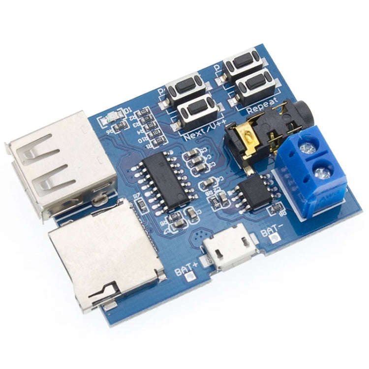 MP3 Lossless Decoder Board Decoder TF Card USB Flash Drive MP3 Decoding Player Module With Amplif...