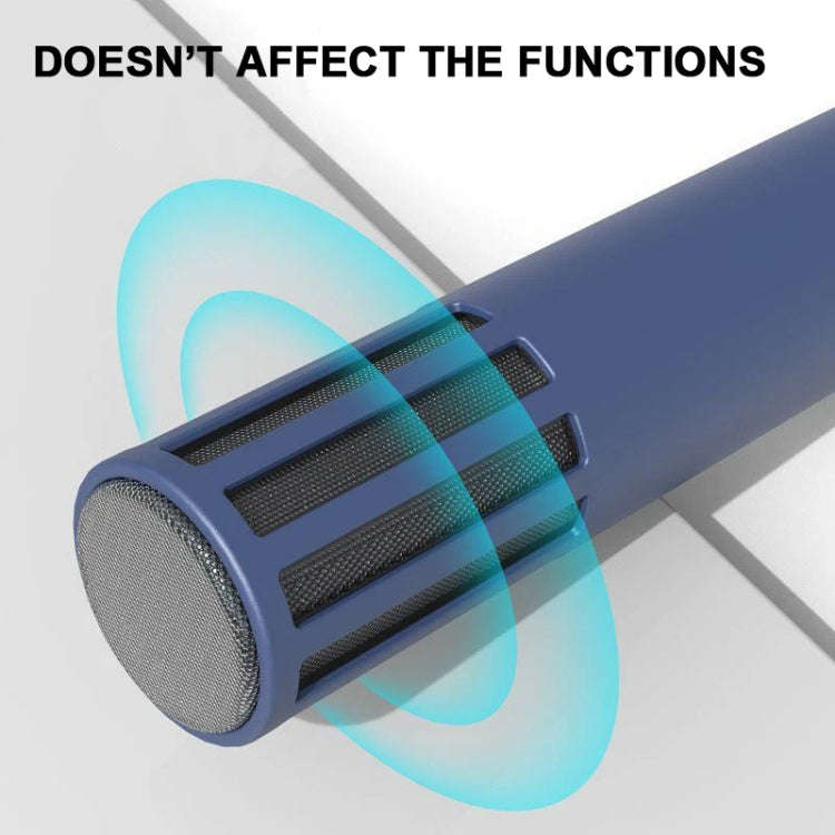 For Teslamic Microphone 1pair Silicone Protective Case Wireless Mic Cover(Advanced Gray)