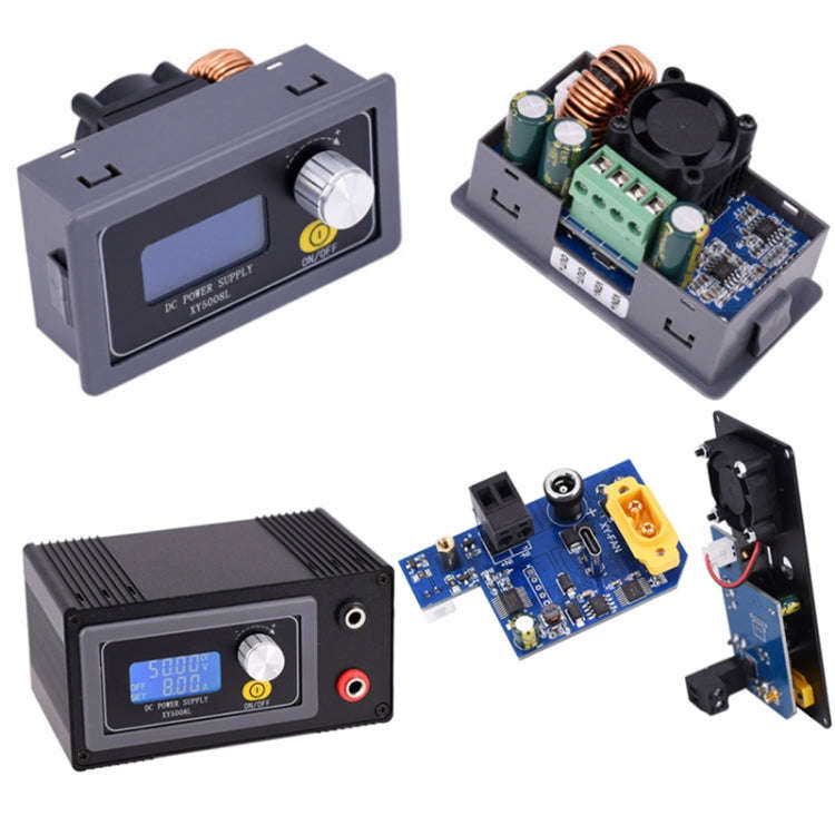 50V 8A DC Numerical Control Lithium Battery Step-Down Power Supply, Model: XY5008L With Case
