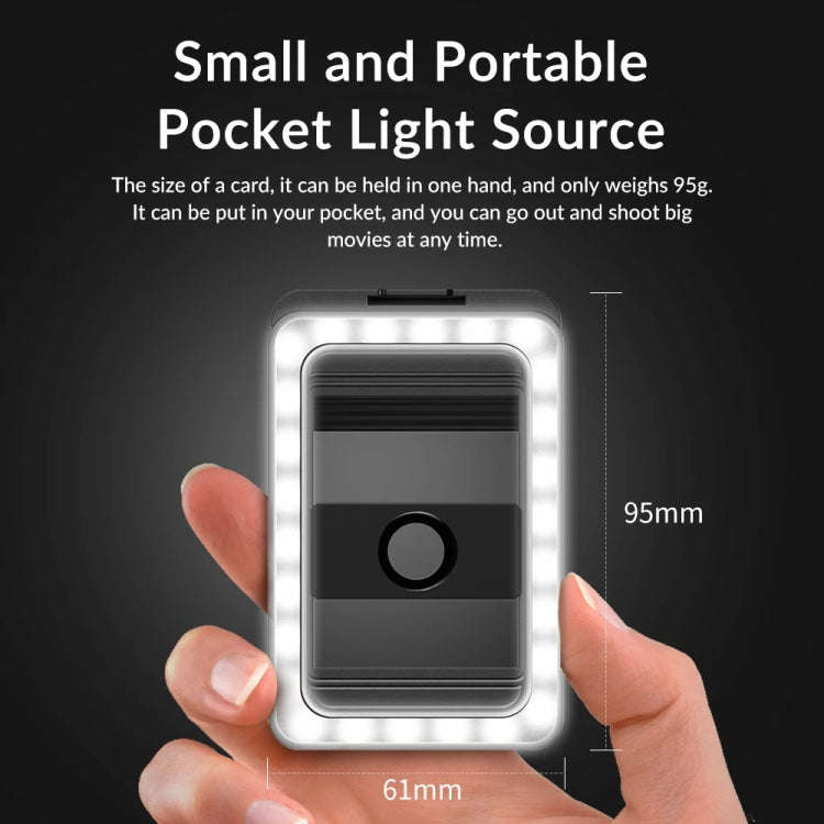 APEXEL  Multifunctional Fill Light Phone Clip With 1/4 Inch & M17 M37 Thread Tnterface APL-FL.23