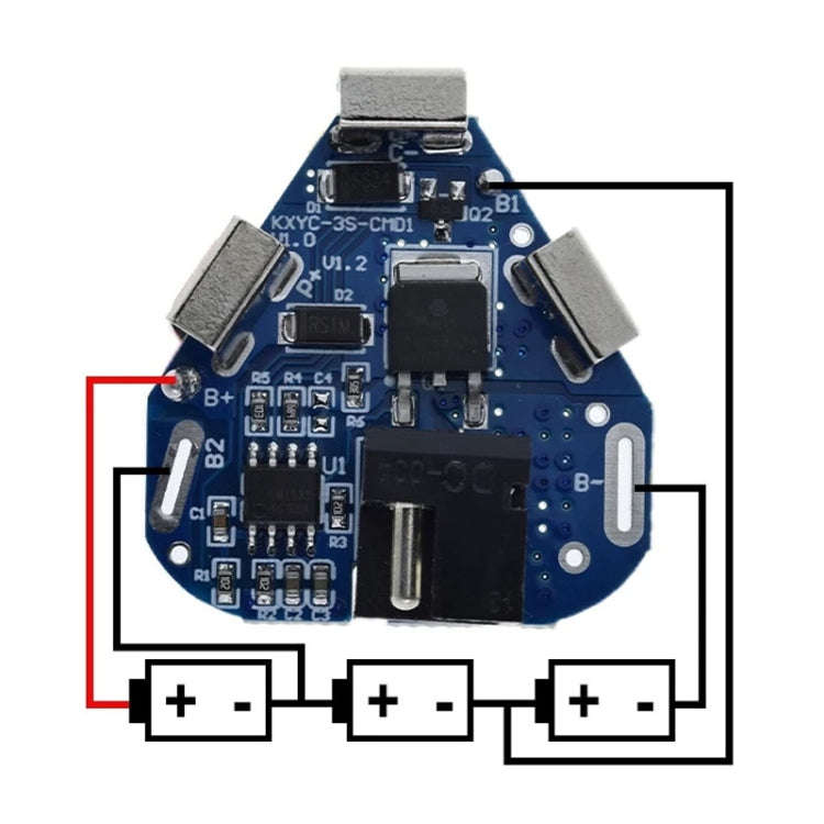 3S 12.6V DC Lithium Battery Protection Board Power Battery Protection Plate For Electrical Drill