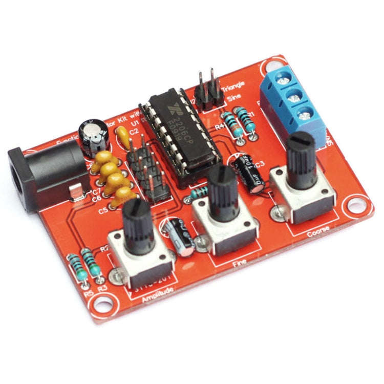 XR2206 High Precision Signal Generator DIY Kit Sine Triangle Square Waves 1Hz-1MHz Frequency Rang...