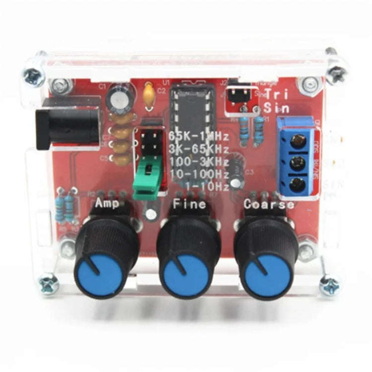 XR2206 High Precision Signal Generator DIY Kit Sine Triangle Square Waves 1Hz-1MHz Frequency Rang...