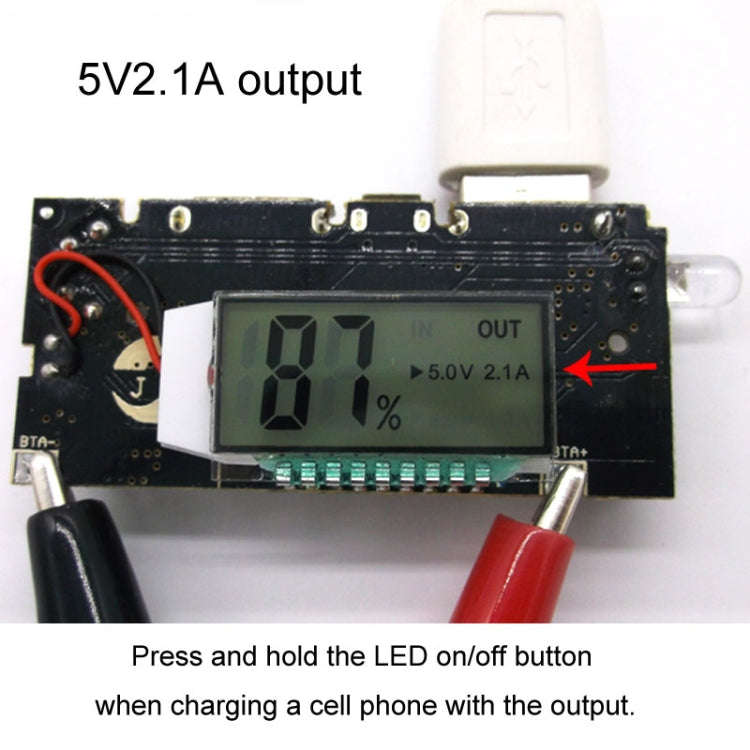 Dual USB18650 Battery Charger Module Mobile Power Boost DIY Li-Ion Battery Digital Display Chargi...