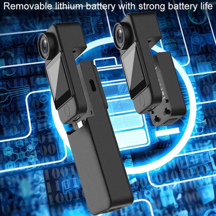 4K/30FPS 5G/2.4G HD Night Video Outdoor Waterproof Riding Record Thumb Camera, Spec: Standard Black