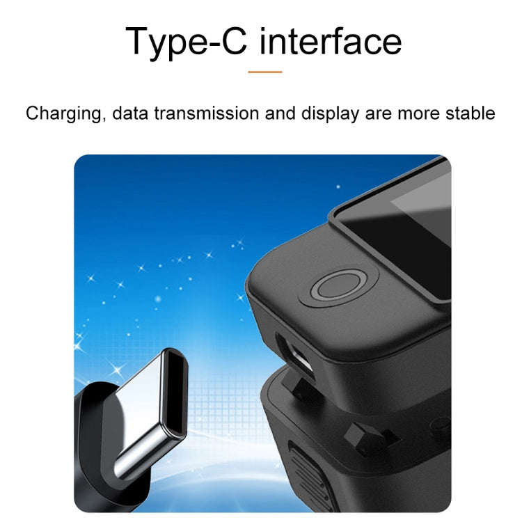 4K/30FPS 5G/2.4G HD Night Video Outdoor Waterproof Riding Record Thumb Camera, Spec: Standard Black