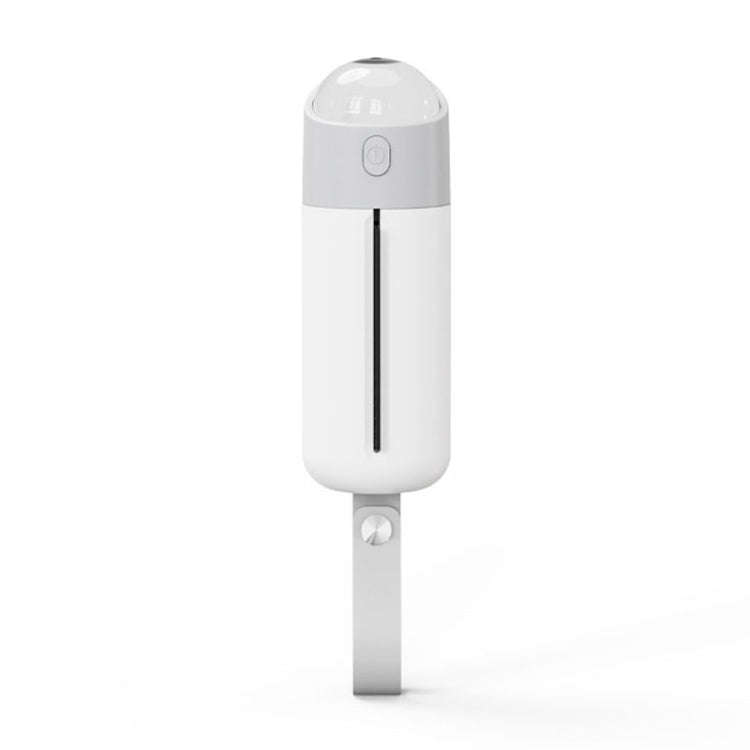 Portable Dog Poop Picker Pet Waste Bag Dispenser With LED Light(White)