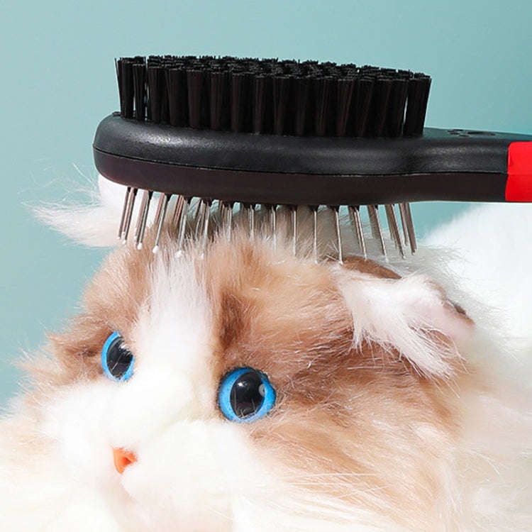 Small Pet Double Sided Comb With Protective Points Cat Dog Clean Grooming Comb