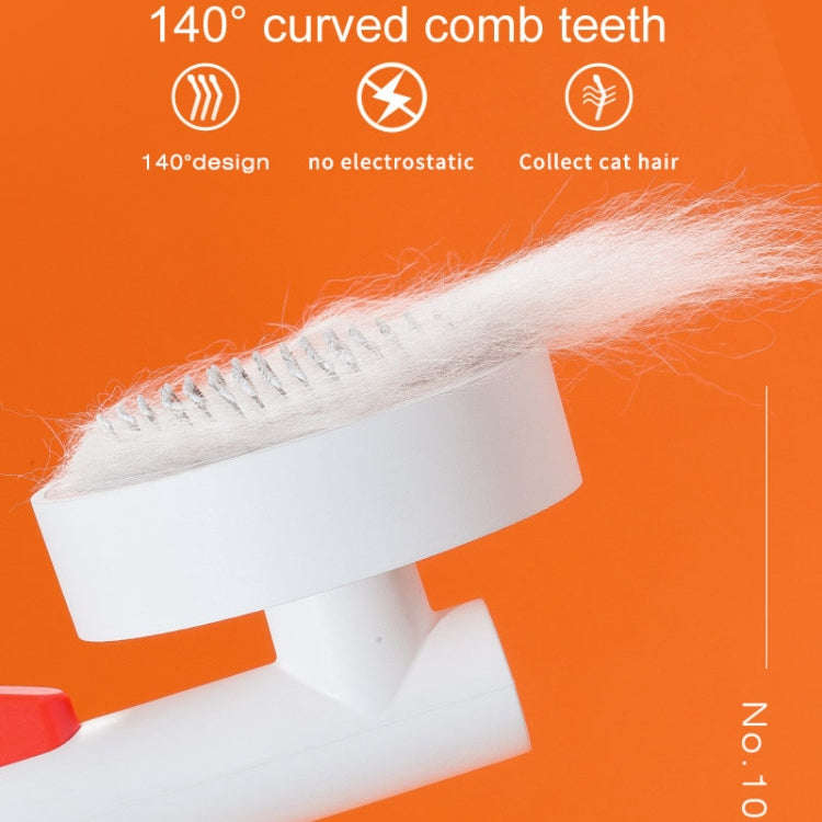 Pets Knotting And Thinning Needle Comb Cats And Dogs De-Fluffing Comb(Pink)