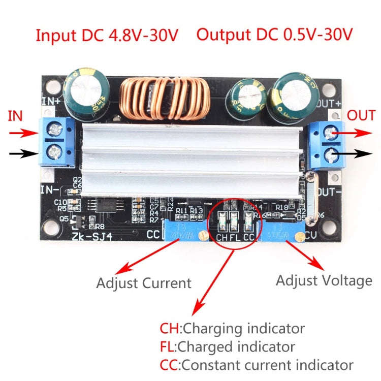 Adjustable Voltage Solar Charging Module Auto Power On Voltage Regulator Accessory