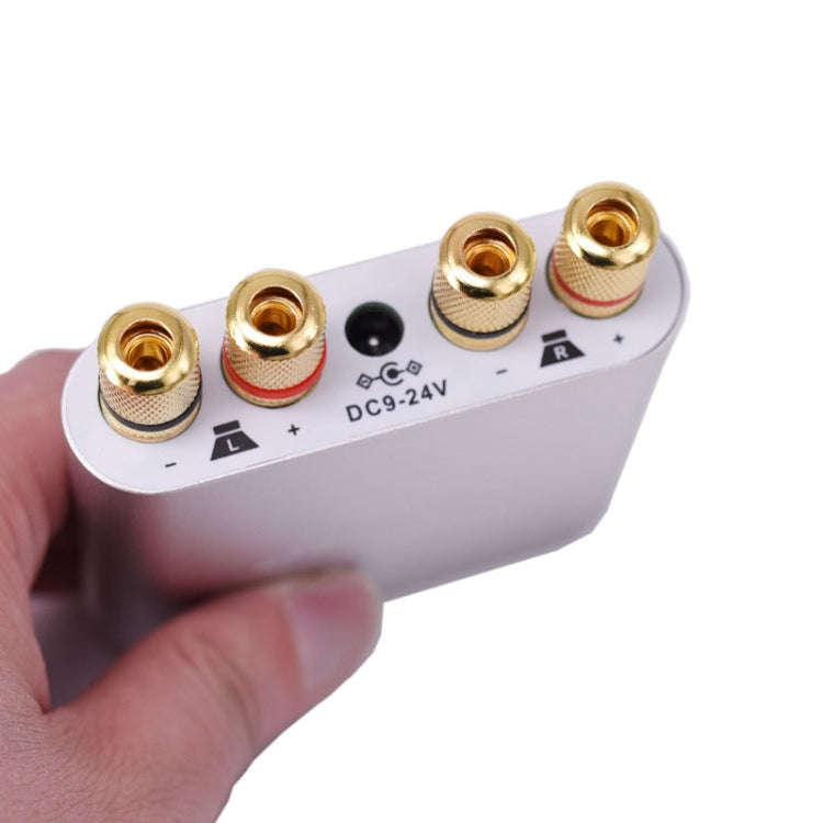 100W+100W Bluetooth Audio Digital Amplifier Board Module AUX USB External Sound Card(Black)