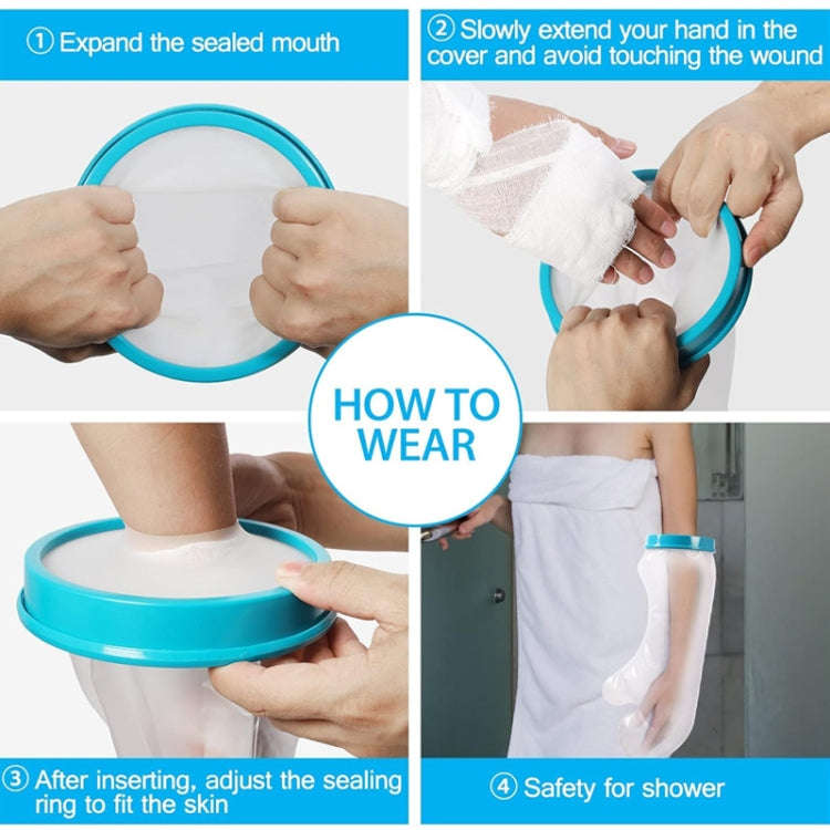 Fracture Waterproof Plaster Postoperative Bathing Protection, Model: C175230 Knee Double Pass